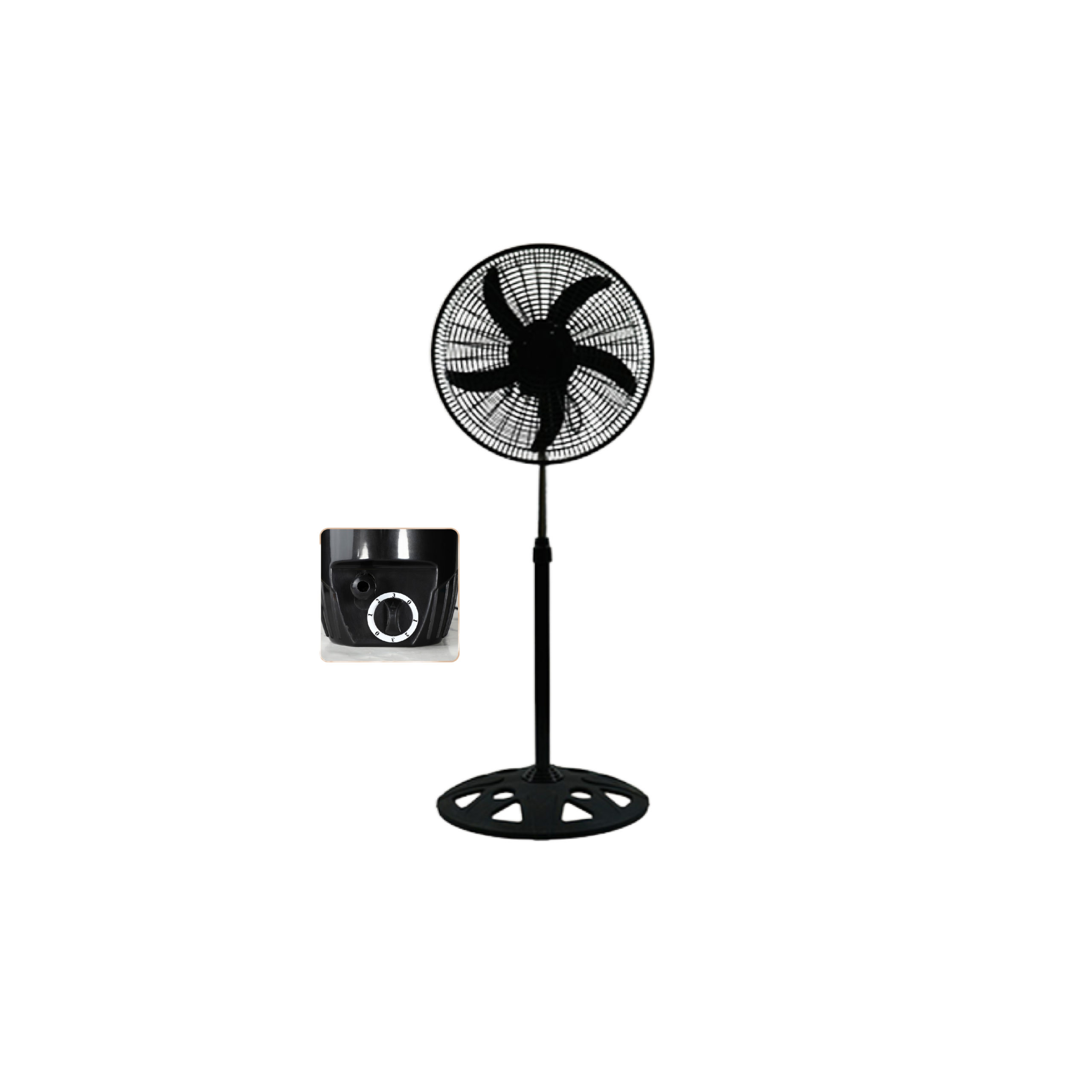 Ventilateur pied rond decakila 18"